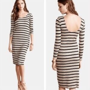 Anthropologie Dolan Left Coast Prita Striped Midi Dress